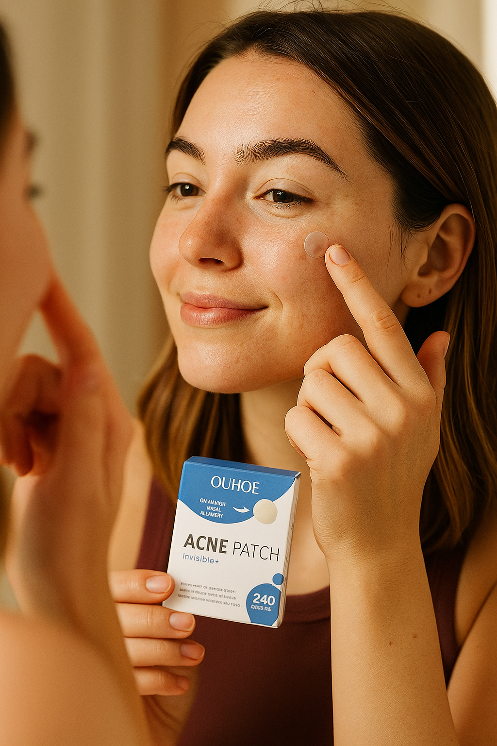 OUHOE Acne Patch – Invisible Hydrocolloid Pimple Spot Treatment